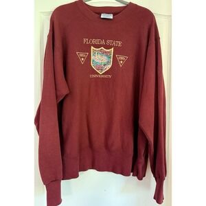 Vintage Florida State Sweatshirt XL Maroon